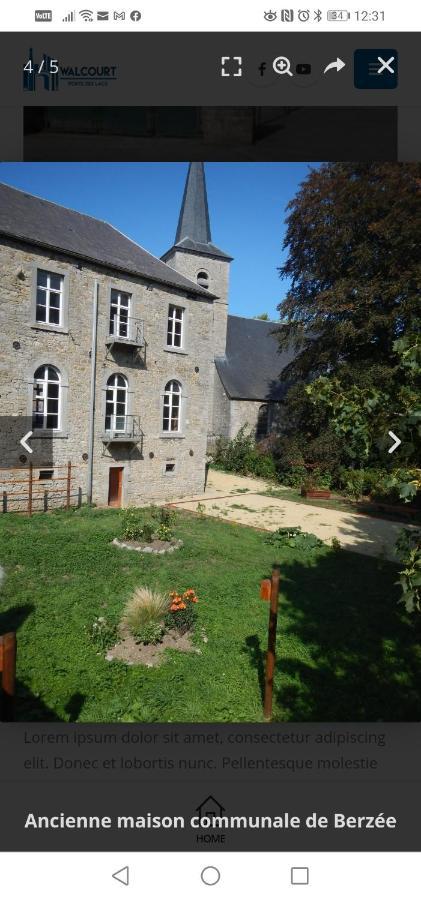 Maison D'Hote Les Notes Endormie Chambre Secrete Berzee 外观 照片