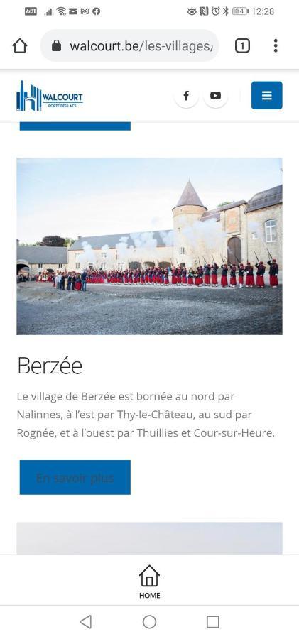 Maison D'Hote Les Notes Endormie Chambre Secrete Berzee 外观 照片